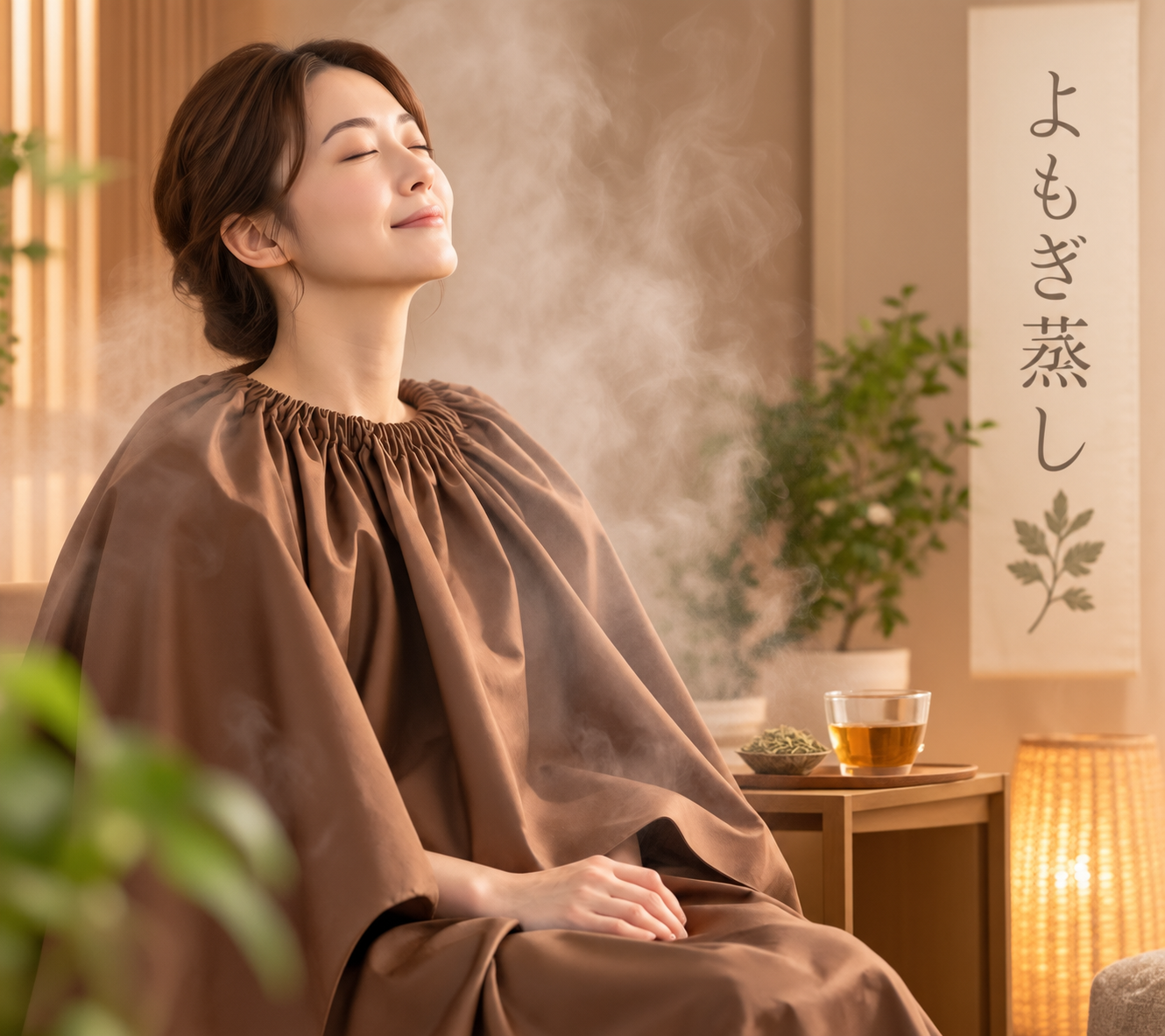 温めて、巡りを感じる温活よもぎ蒸し