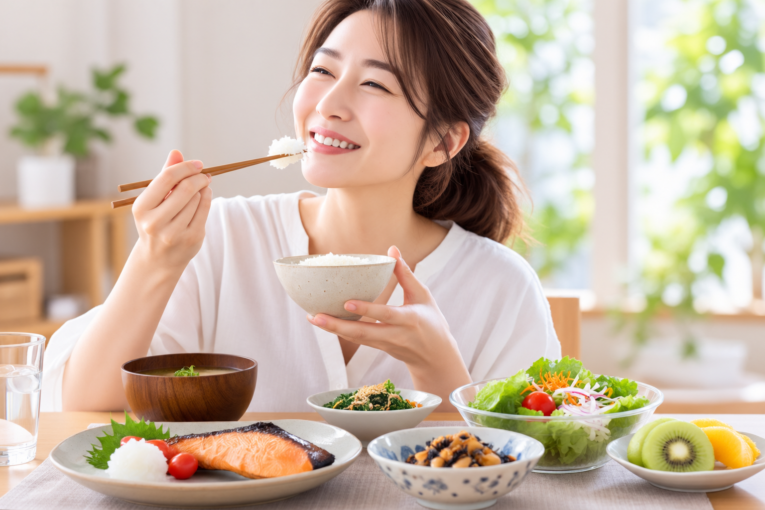 3. 三食しっかり食べられる