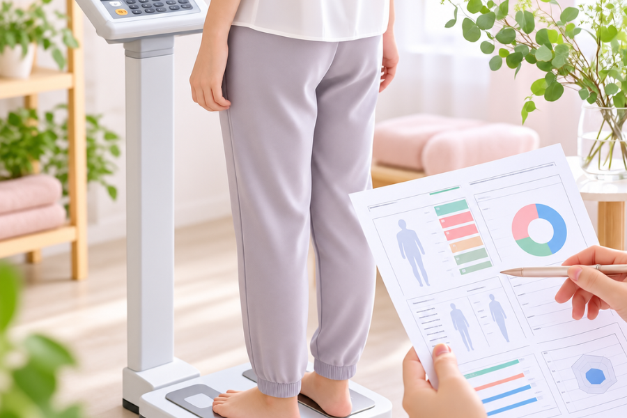 体組成計での測定→今の身体を知る
